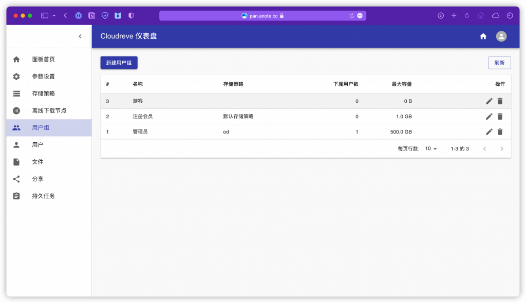 图片[18]-全网最全搭建onedrive私人5T免费网盘使用宝塔面板安装Cloudreve程序挂载云盘